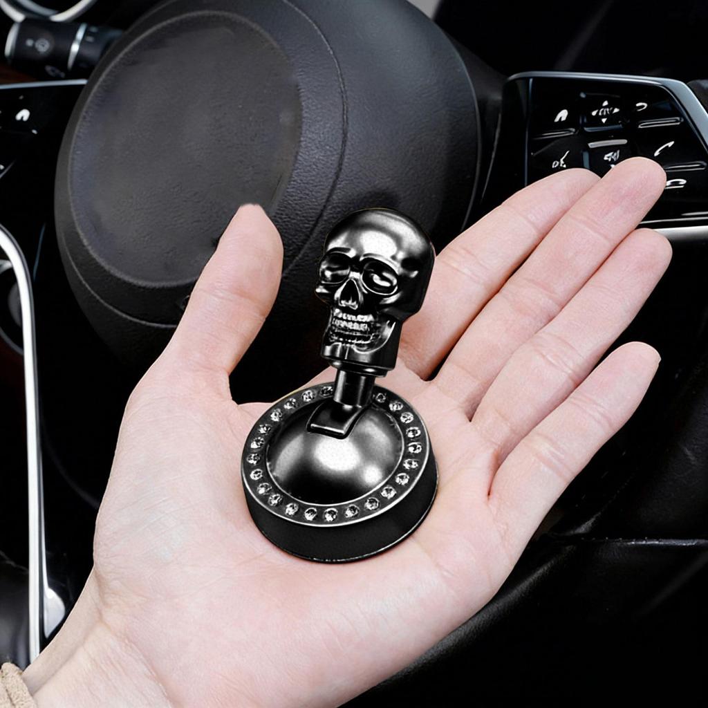 Knop Start Schakelaar Gotisch Metaal Schedel Universele Hendel Auto Startknop Cover Voor Vrachtwagens Campers Boten Voertuig Motor Buiten