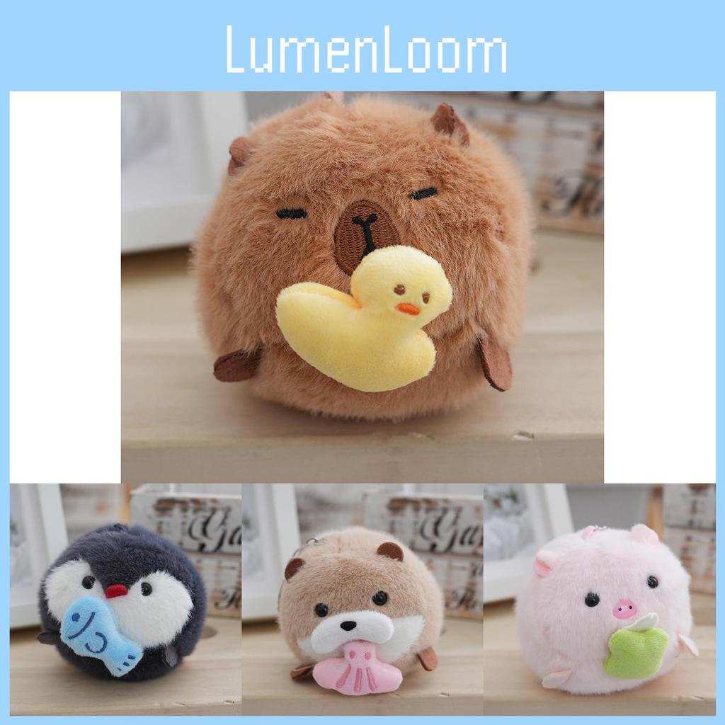 Whimsical Penguin Plush Toy Keychain Soft Fluffy Bag Charm Perfect For Kids And Gifts