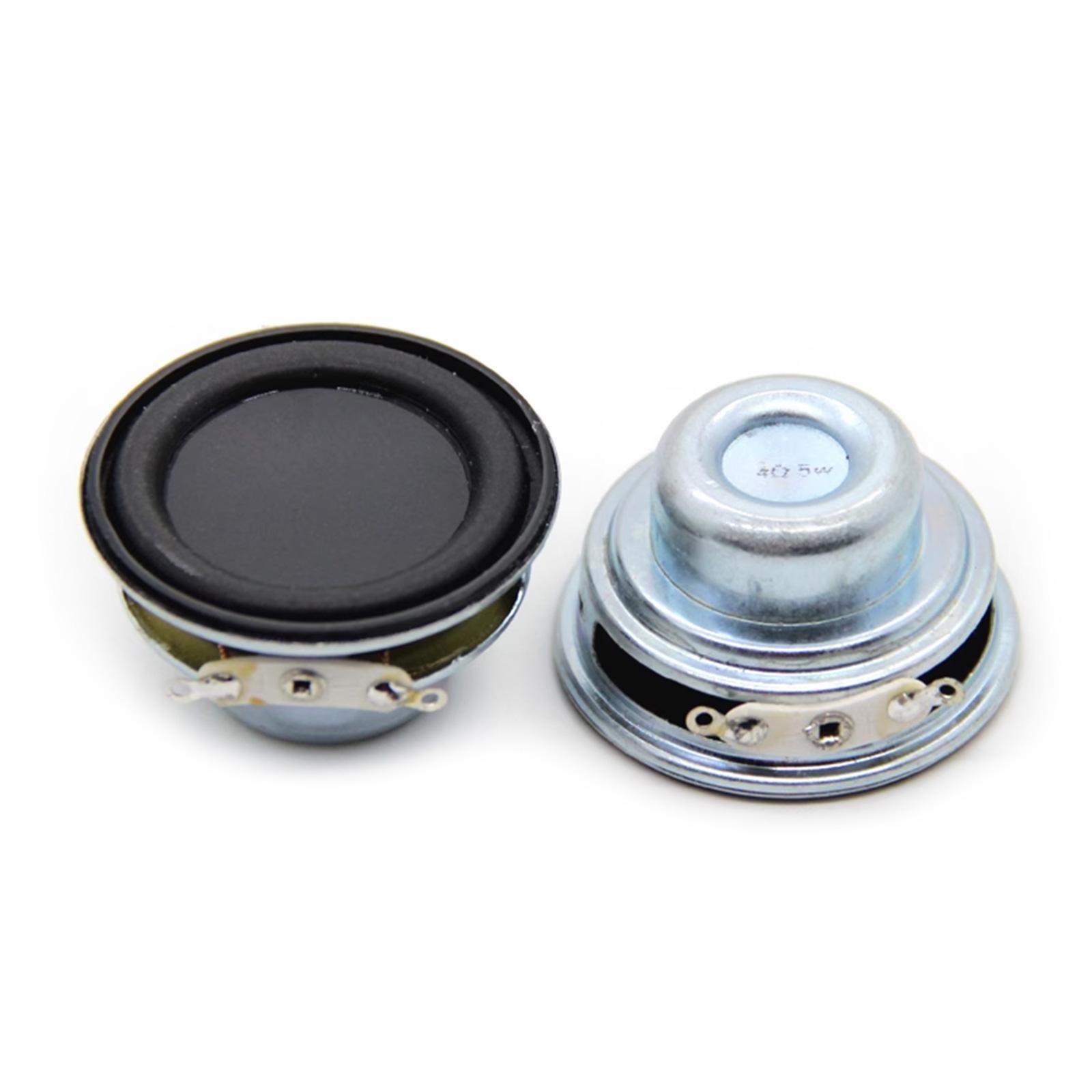 

2Pcs Professional 18Coil Speaker 40mm 4Ohm 5W Full Range Audio Magnet Loudspeaker Suitable For Speakers Accessory 1