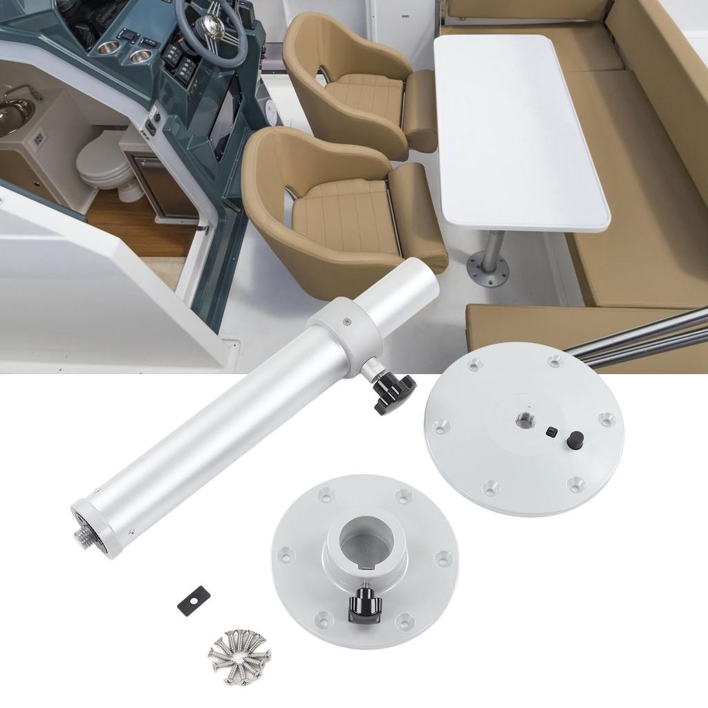 RV Table Leg Table Pedestal Leg Table Pedestal Leg 460 To 700mm Adjustable 360° Rotatable for RV   Boat Yacht Home