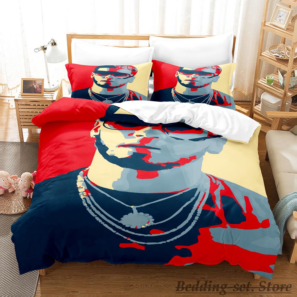 Anuel Aa Real Hasta La Bedding Set Single Twin Full Queen King Size Bed Set Aldult Kid Bedroom Duvetcover Set Parure De Lit