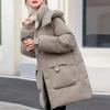 Fashion Winter Coat Female Long Parkas Hooded Loose Thick Warm Women's Jackets