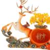 Decorative Deer Figurine Tabletop Ornament Key Storage Rack Crafts Elk Resin Statue for