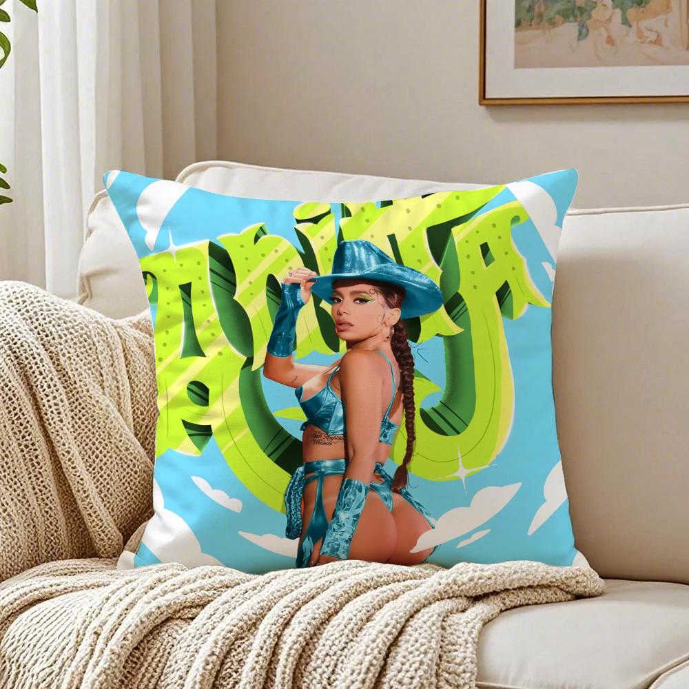 singer energetic AAnitta Cushion Cover Pillowcase Antidustmite living Room Sofa Decor Cushion Room