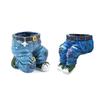 1Pc Jeans Pants Shaped Flowerpot Resin Statue Succulent Pot Plant Flower Planter for Indoor Garden Yard Lawn Porch Patio Outdoor