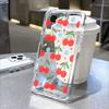 Cherry and Daisy Pattern Transparent Soft TPU Phone Case for Xiaomi Redmi Note 15 14 13 12 11 10 9 Pro Plus 4G 5G Soft Cover