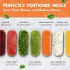 Silicone Soup Ice Cube Molds with Lid Food Meal Molds Multipurpose Freezer Soup Tray  Soup Storage