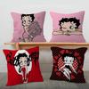B-Betty Girl B-Boops Cushion Cover Inches Farmhouse Decor Home Throw Pillow Covers for Couch Decorations