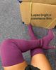 Women's Knit Pointed-Toe Chunky Heel Over-the-Knee Elastic Wool Boots