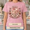 Cake Decorator Shirt with Personalized Lambeth Heart Design, Baker T-Shirt