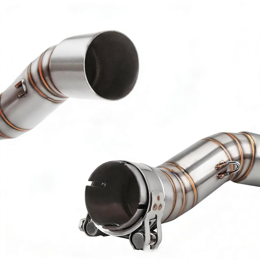 Motorcycle Exhaust Pipe for Chu Liuxiang CLX700, Stainless Steel, 51mm, Small/Medium Section