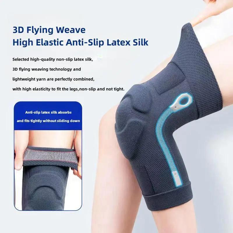 Compression Knee Pad Sleeve Wrap Brace Knee Support Professional Knee Brace Designed To Protect The Patella 2Pcs