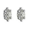 Vintage Ethnic Style Hollow Lace Pearl Ear Stud Piercing Earrings For Women Fashion New Jewelry Gift Party Wedding
