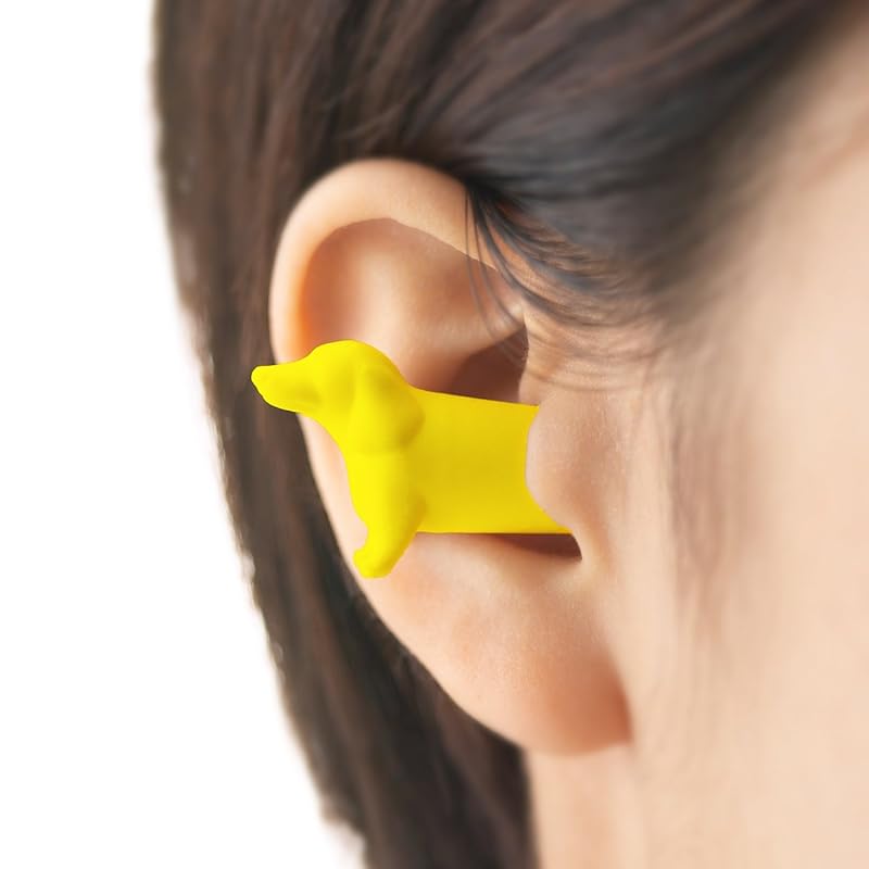 +d ear plugs Mimipet yellow