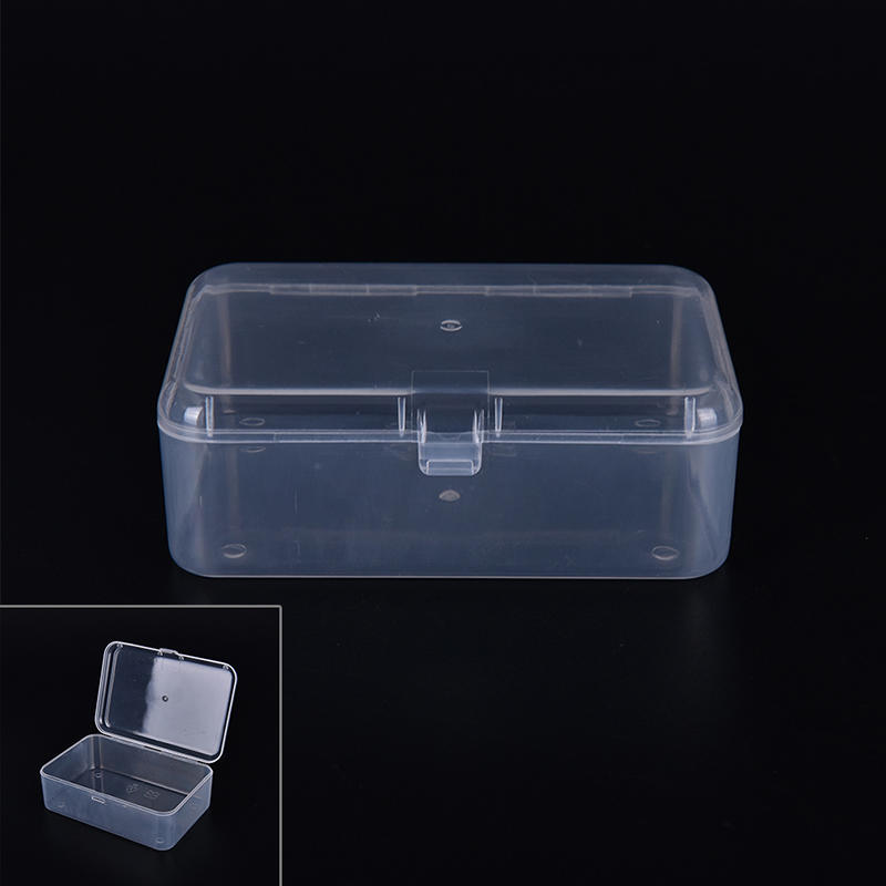 Small Transparent Plastic Storage Box Clear Square Multipurpose Display