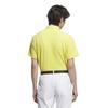 Adidas Golf Golf Monogram Short Sleeve Pure Sulfur Men's Shirt,