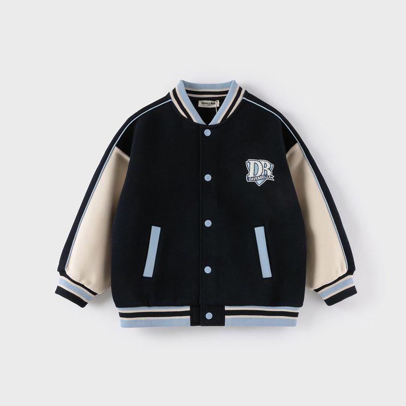 David Bella Kidsren's Preppy Style Jacket, Boys' Baseball Uniform, Girls' Spring Tops, Jackets, Spring New Kidsren's Clothing
