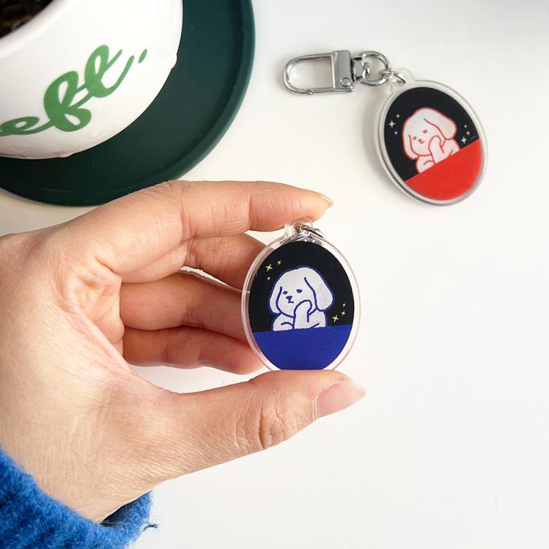 Acrylic Keychain [Happiness Solved]
