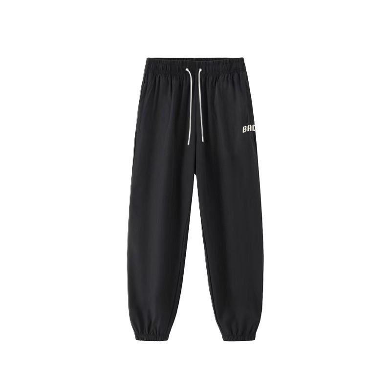 

Li-Ning Дышащие Удобные Универсальные Штаны С Буквами для Бега, Баскетбола, Повседневной Носки, На Шнуровке, Спортивные Штаны Унисекс ASCT335-1 S