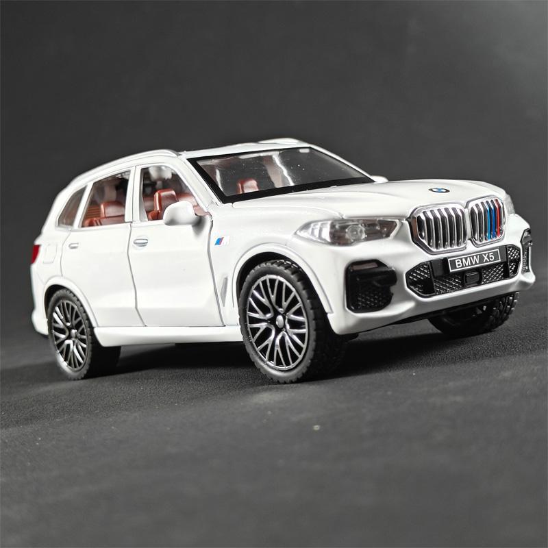 1:32 BMW X5 SUV Legierung Off Road Diecast Modell Simulation Sound Licht Spielzeug Trendiges Dekorationsobjekt Geburtstagsgeschenk Für Freunde
