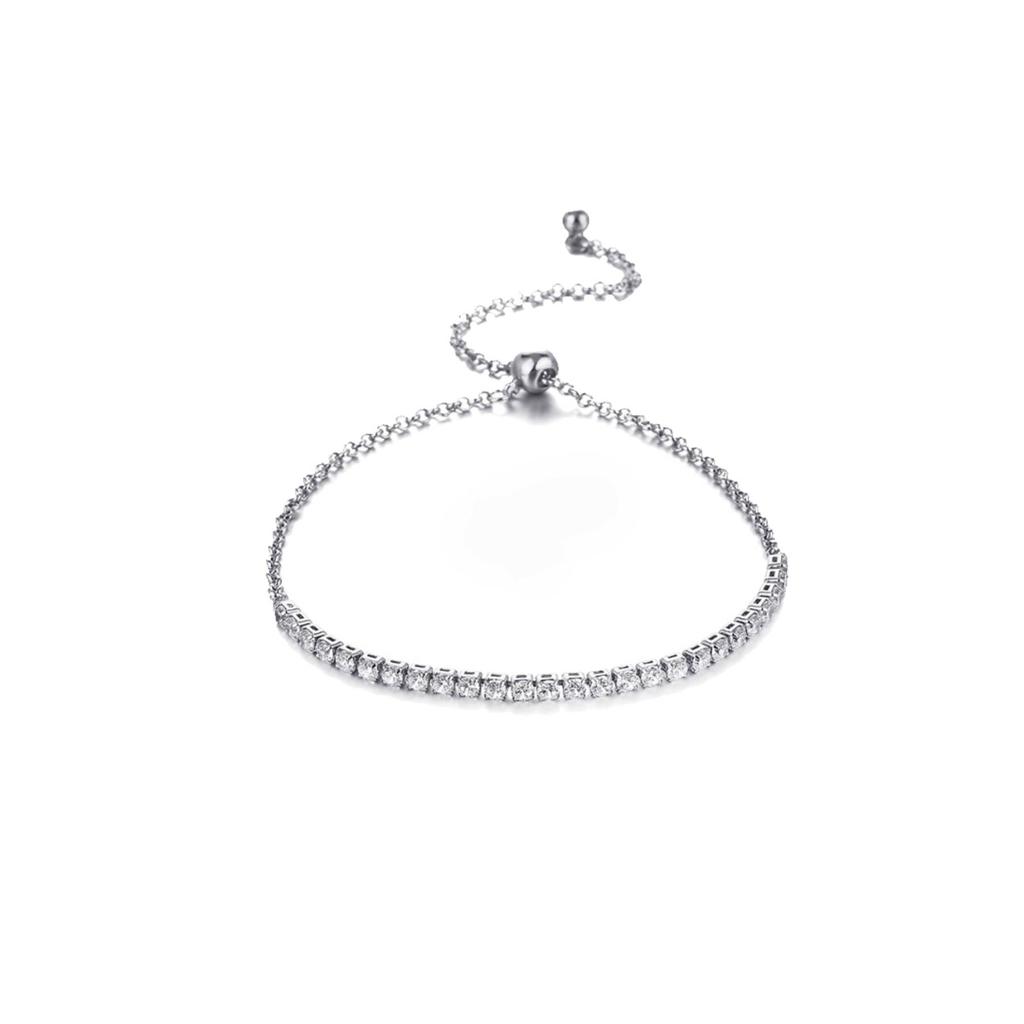 Fashion Bracelet Jewelry Waterway 25 Mm. White Stone Women's Bracelet