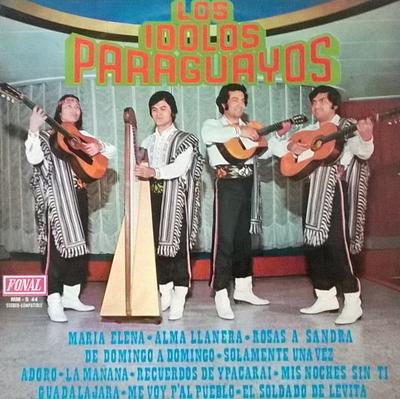 LP Record LOS IDOLOS PARAGUAYOS - Los Idolos Paraguayos MMS44 Fonal 1973 Spain Latin Used