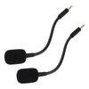 2PCS Mic Replacement for Kraken V3 Wired USB Gaming Headset Noise Cancelling Boom Microphone with 3.5mm Plug