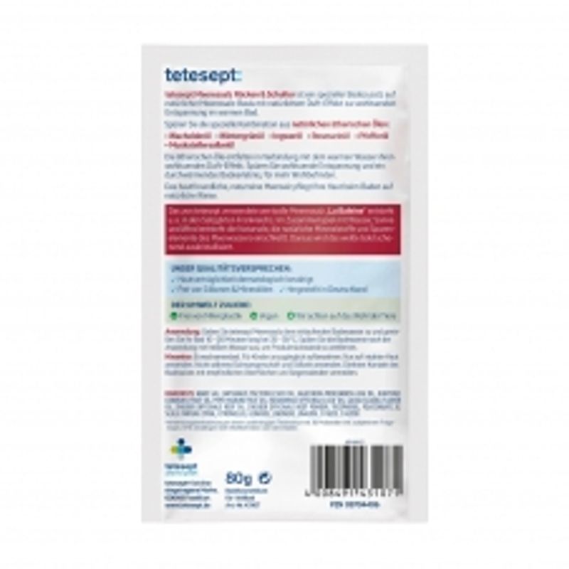 Tetesept Back & Shoulder Salt Bath 80g
