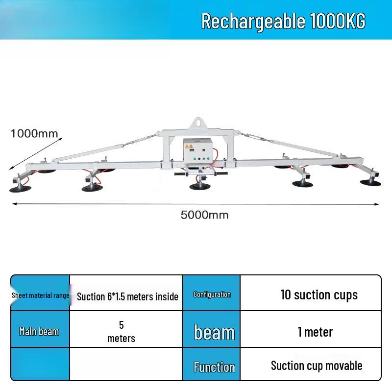 Jinggong Electric Vacuum Suction Cup Lifter CN plug (adapter included)