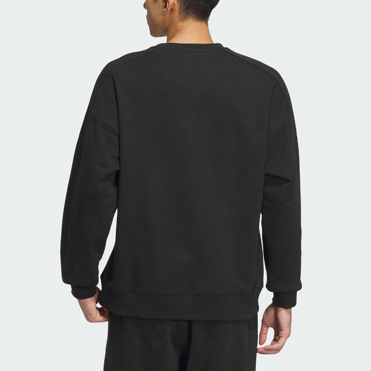 Adidas Originals Sweatshirts Men's Black Crew Neck Moderate Regular IZ1520