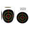 3-Inch Fluorescent Yellow Splatter Target Stickers for Shooting Practice