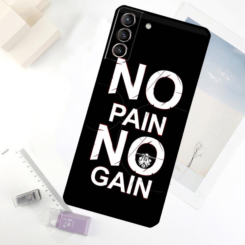 Bodybuilding Gym Fitness Telefonfodral För Samsung Galaxy S25 FE S20 FE S21 S22 S23 S24 S25 S26 Ultra S10 S25 Plus Skydd