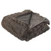 Multicoloured Bedspread - Home ESPRIT - 220x240 Cm - Brown - Multicoloured - Softness - Warmth