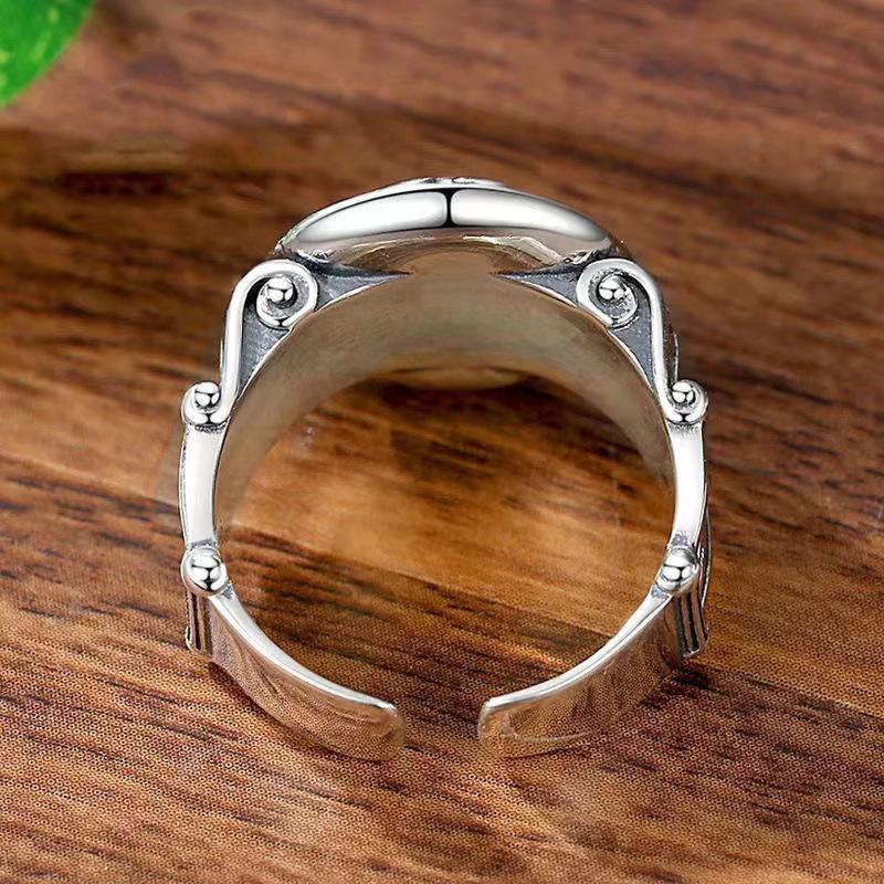 Men's Domineering Ring Ring Lion King Index Finger Ring Retro Trendy Boy Gift
