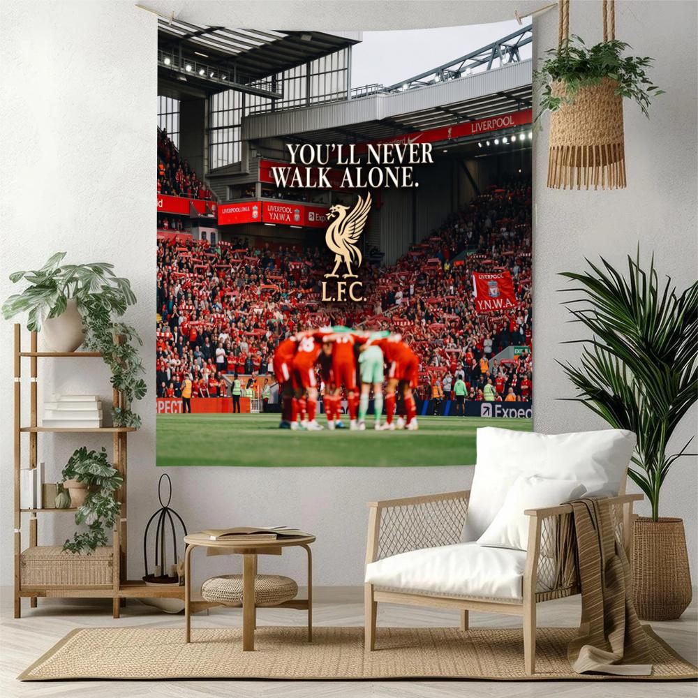 Liverpool Football Club Nástěnná dekorace Gobelín Umění pro památku mazlíčka Narozeniny Svatba Pozadí pro párty Rodinný dárek