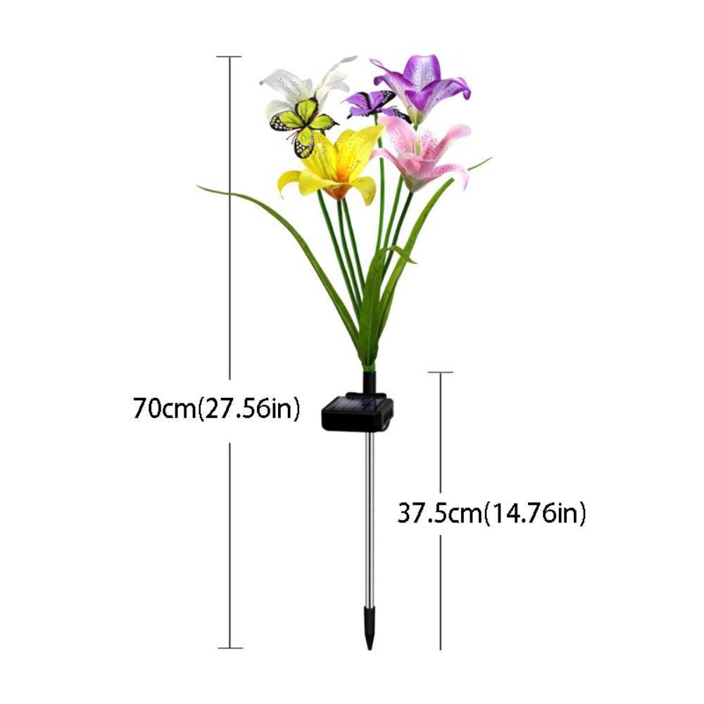 

Butterfly Design Outdoor Garden Lights Flower Decor LED Landscape Lamp Lawn Lamp Patio Decor 70cm/27.56in