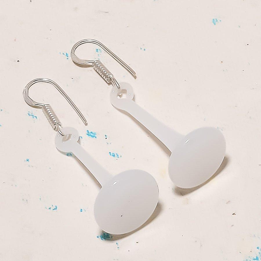 Natural Aqua Quartz Gemstone 925 Sterling Silver Jewelry Earring 1.77  AE-12870