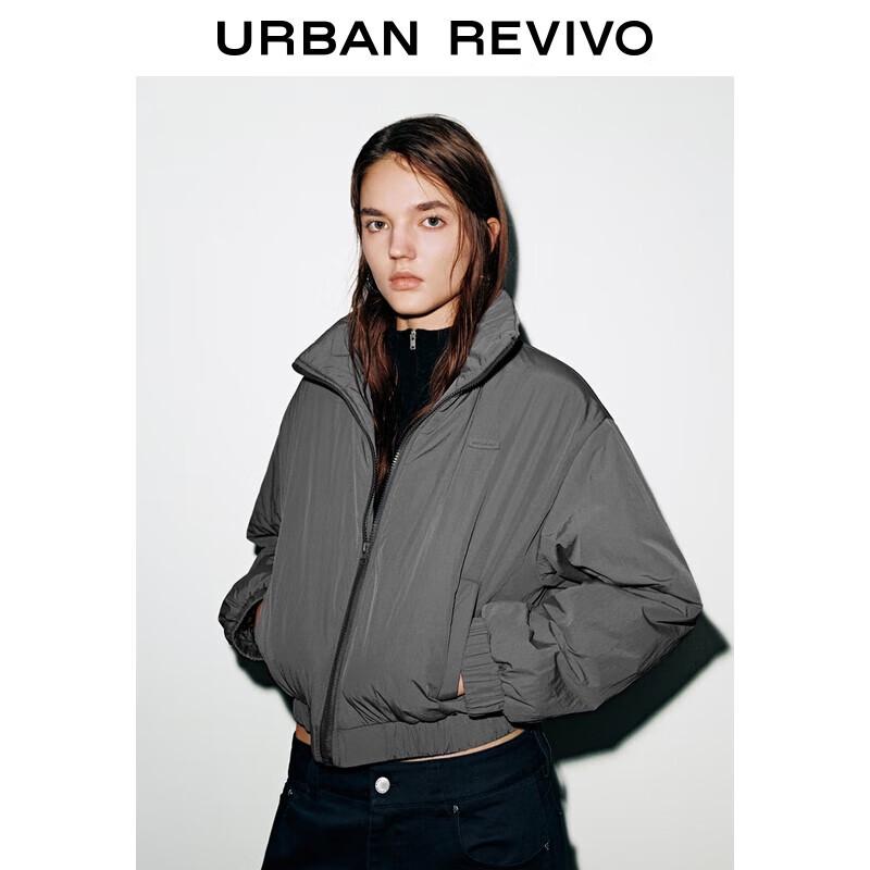 

UR Women s 2025 Winter Loose Stand Collar Padded Jacket L