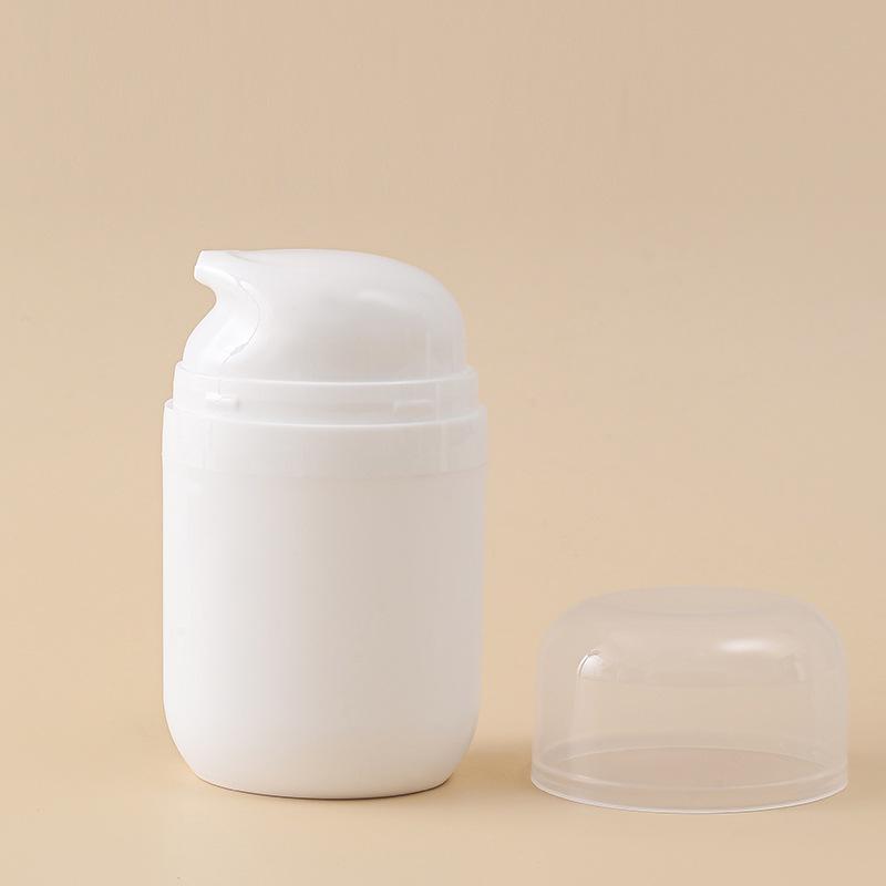 

Available 50ml & 100ml Japanese-Style Oval Lotion Vacuum Bottle, PP Material, Portable Travel-Size.