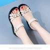 New Anti-slip Sandal Versatile Soft-soled Casual Wedge Heel Thick-soled Beach Shoes
