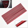 10pcs 7.87 Inches Fit For Car Air Conditioner Outlet, Decorative U-Shaped Molding, Car Styling Door Edge Corner Protector