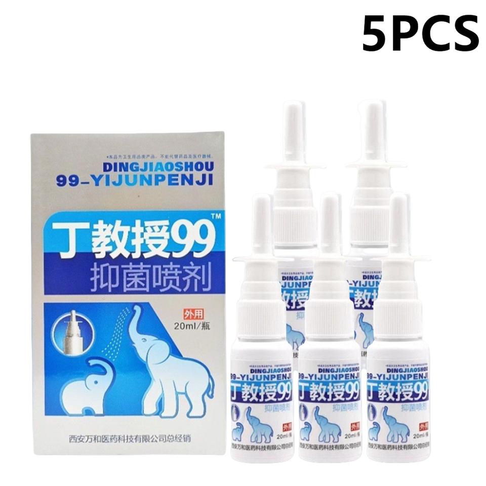 

5Pcs 20ml 99 Nasal Spray Chinese Herbal Nasal Chronic Allergic Sinusitis Congestion Itchy Nose Liquid Health Care
