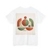 Mid Century Geometric Abstract Tee | Retro Shapes, Earth Tones