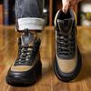 New Leather Sneakers Comfortable Men's Basic Boots Outdoor Male Hiking Shoes Treking Footwear Luxury Brand Winter Snow Boots
