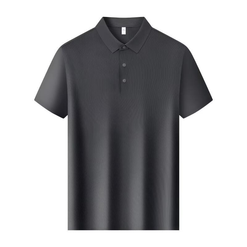

Men s Ice-Pattern Cooling Breathable Stretch Polo Shirt 2XL