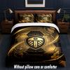 Leeds United Football Design Juego de Cama Ropa de Cama 1 Funda Nórdica + 2 Fundas de Almohada Suave Transpirable Ropa de Cama para el Hogar