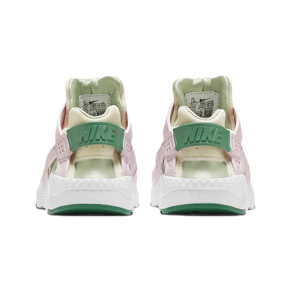 Nike Huarache Run SE Retro Low Top Kids Running Shoes Kids sneaker Pink Green DQ0518-600