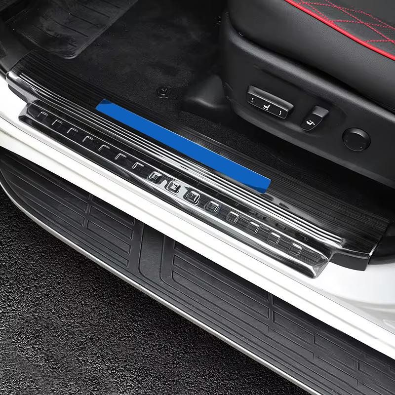 For Toyota Land Cruiser Prado 150 Lc150 Fj150 2010-2023 Tuning Interior Decoration Accessories Stainless Steel Threshold Panel