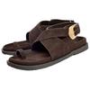 Zara Fashionable Open-Toe Strap Sandals Women Sandals Brown 3608610700