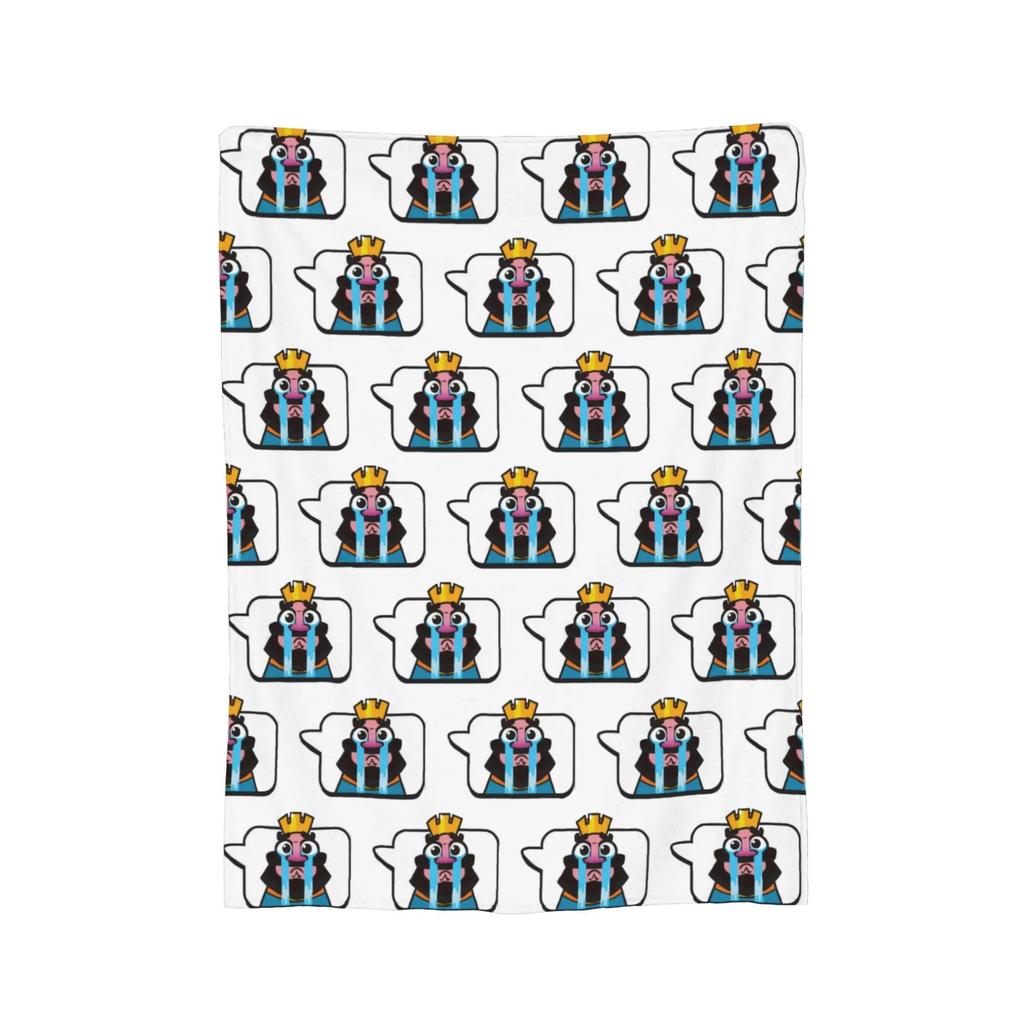 Clash Royale Goblin Fleece Blanket  Lightweight Warm Throw for Bed Couch Travel Summer Use